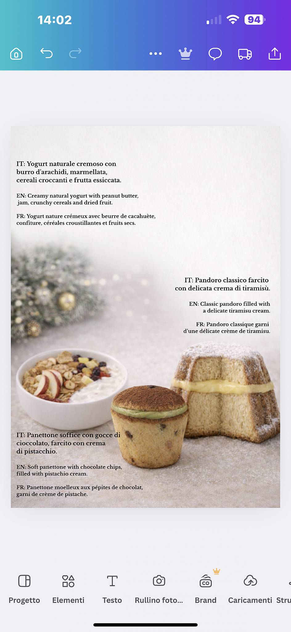 Menu di Pica Lecce 