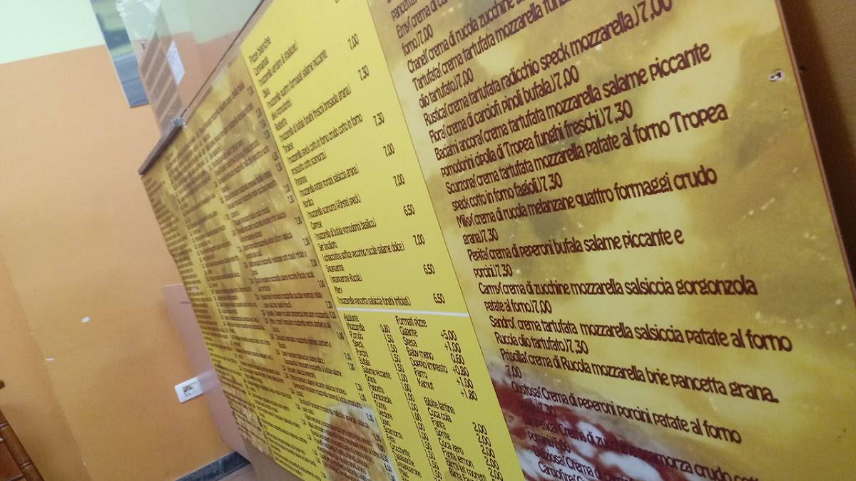 Menu di Pizza Flash Di Miserocchi Mattia 