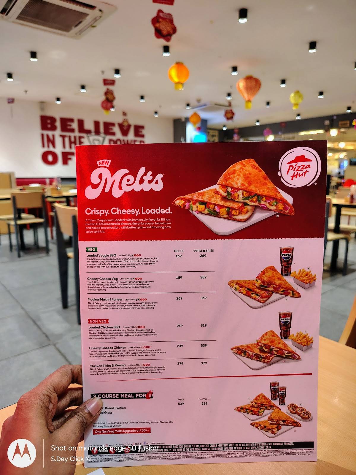 Pizza Hut Avani Mall, Kolkata menu