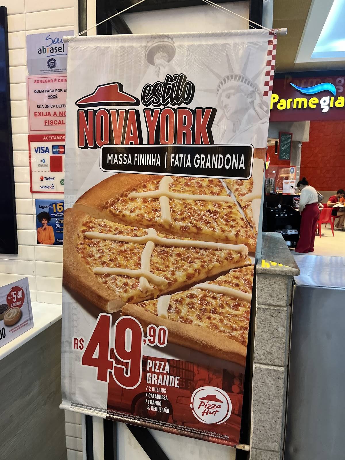 Pizza Hut cardápio