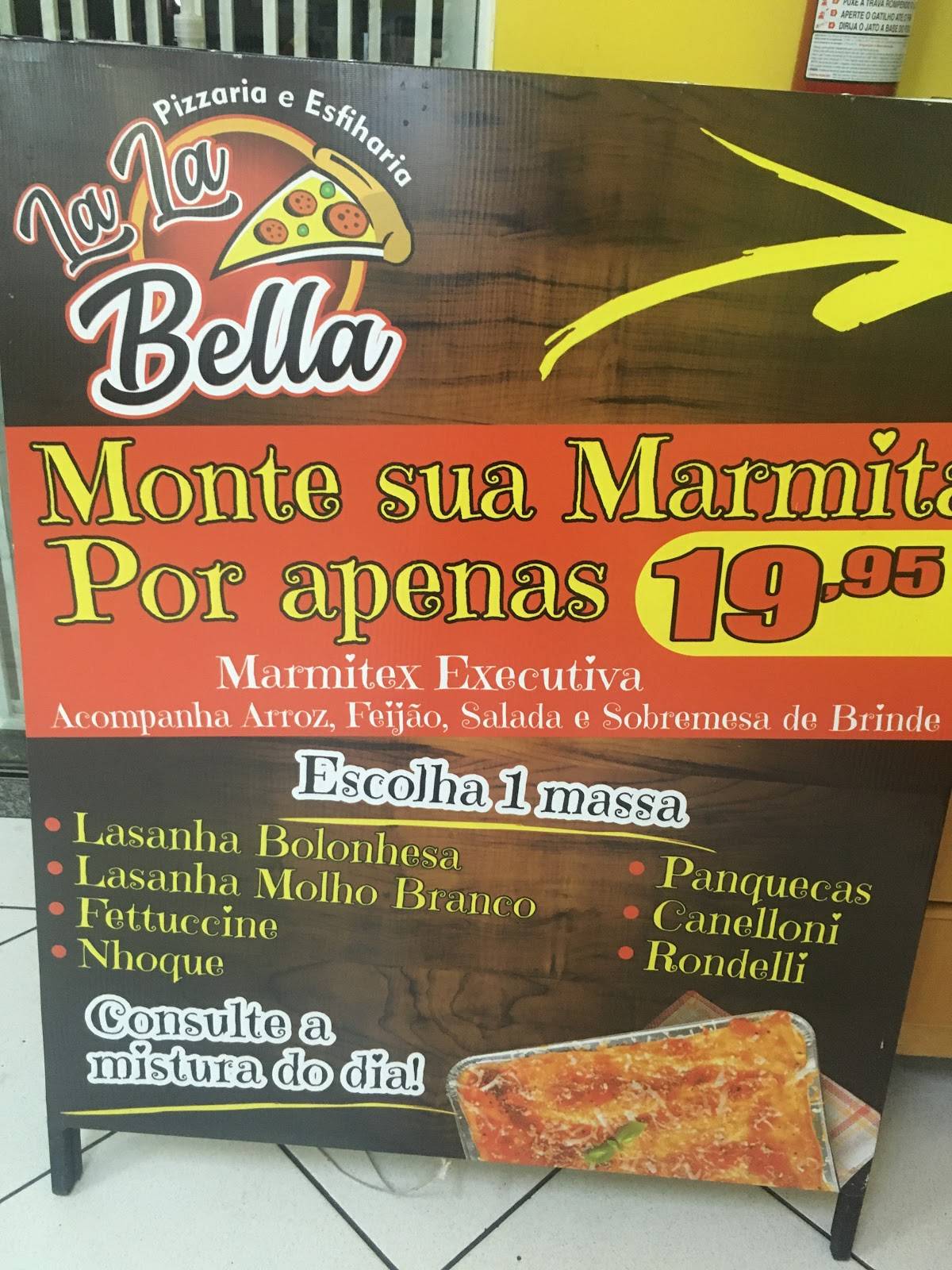 Pizzaria La La Bella Sumaré cardápio