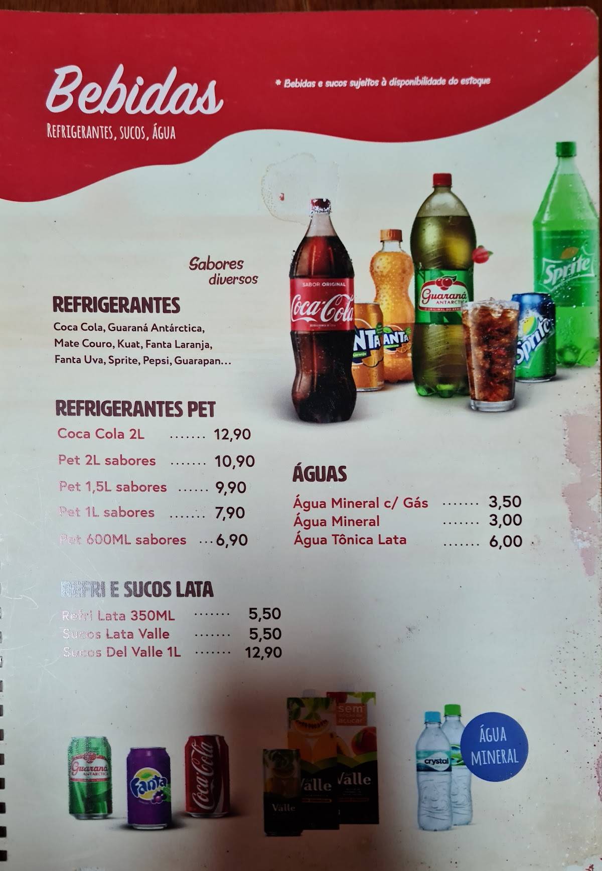 Pizzaria Meu Rancho cardápio