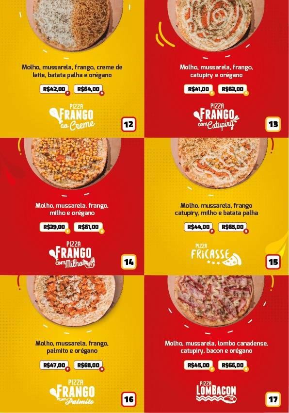 Pizzaria do Dezoito - Pizzaria Delivery em Araxá cardápio