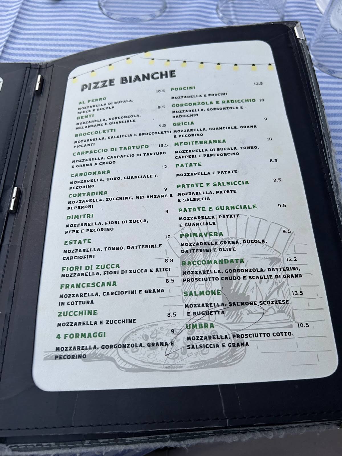 Menu di Al Ferro 