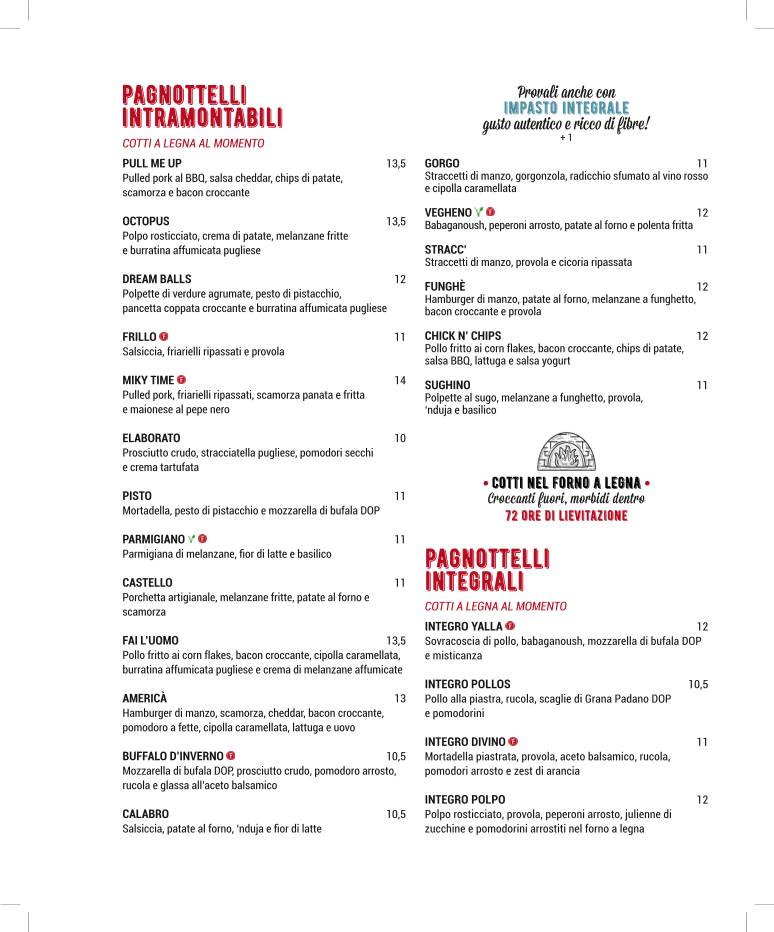 Menu di Farina 