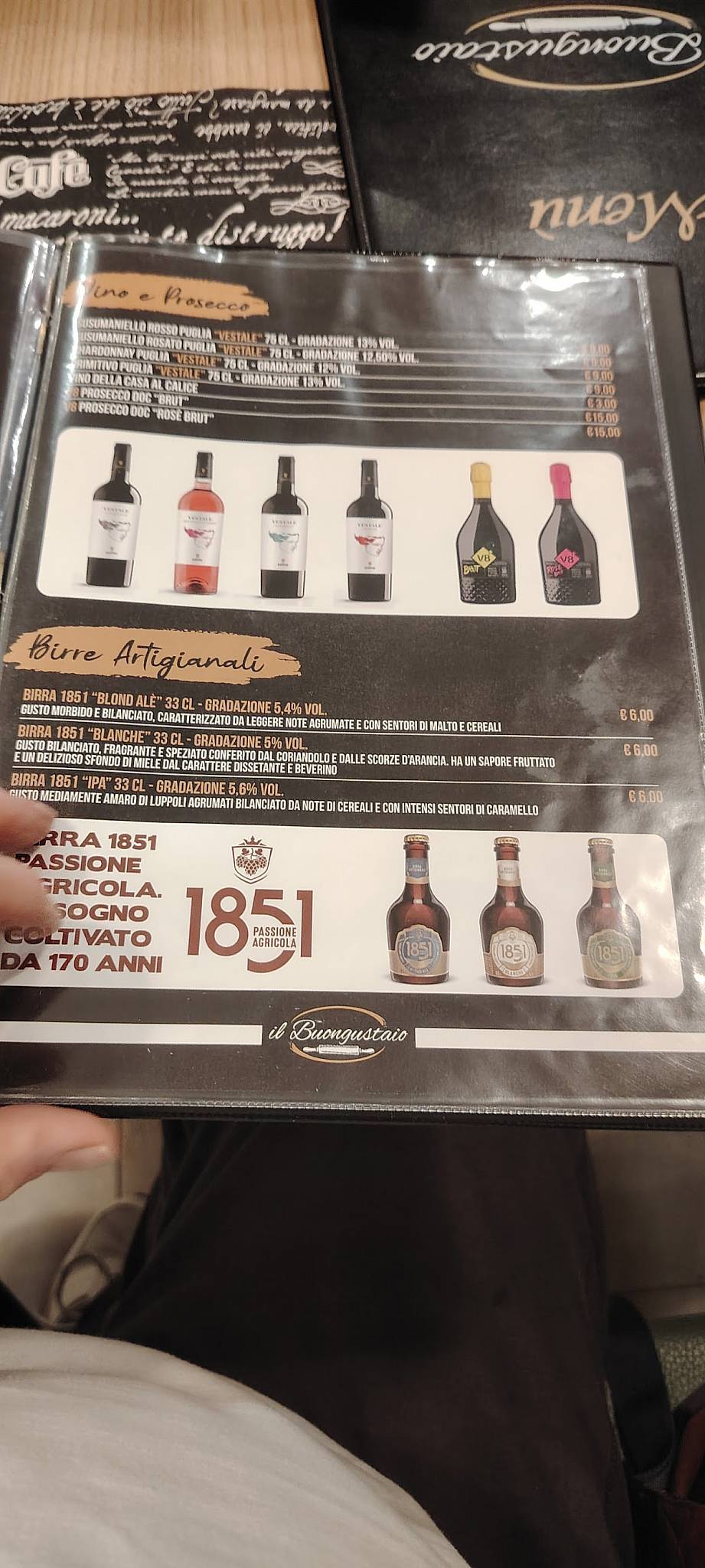 Menu di Pizzeria Il Buongustaio 