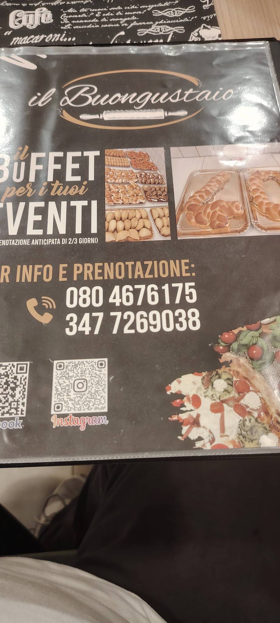 Menu di Pizzeria Il Buongustaio 