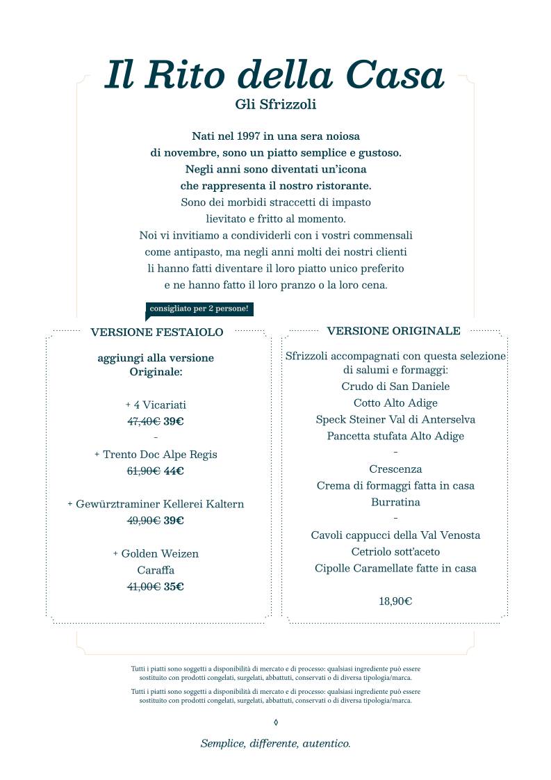 Menu di Loto 