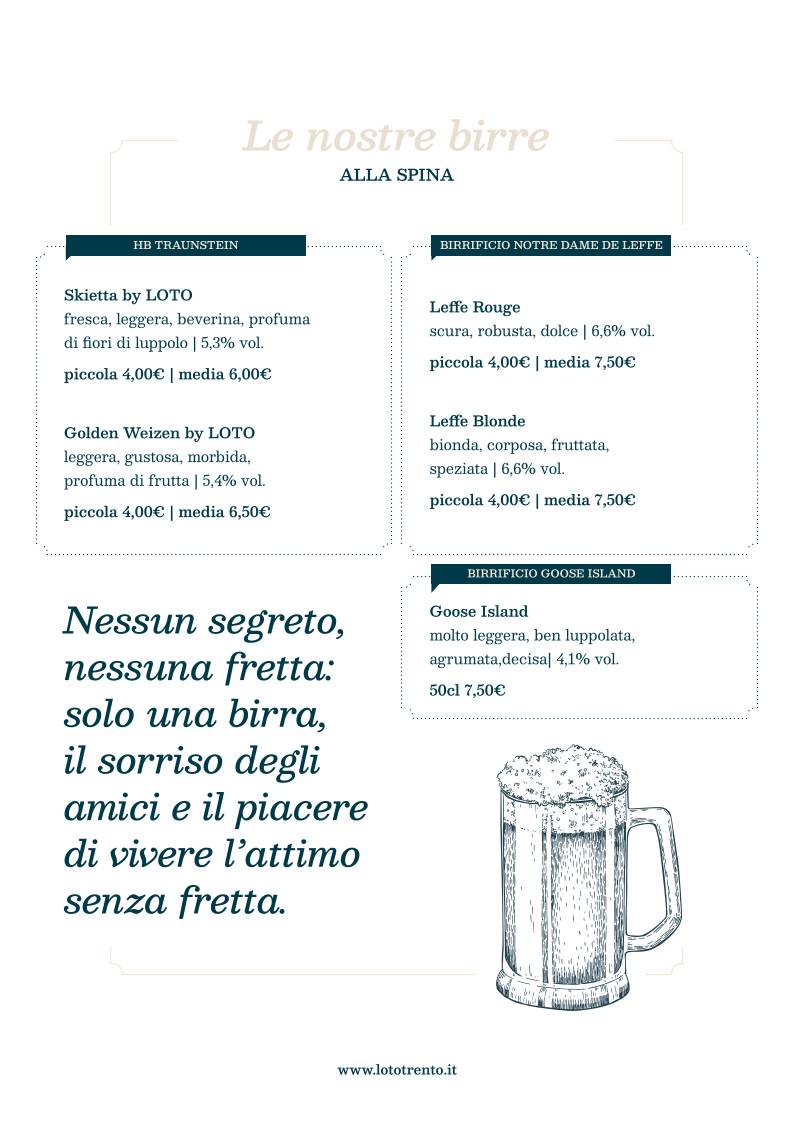 Menu di Loto 