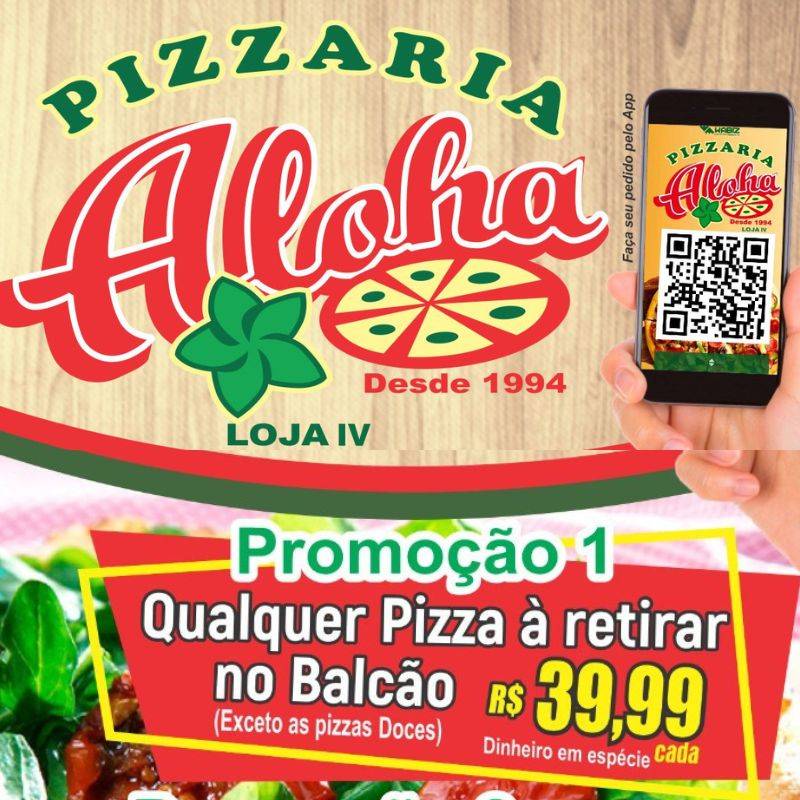Pizzaria Aloha IV cardápio