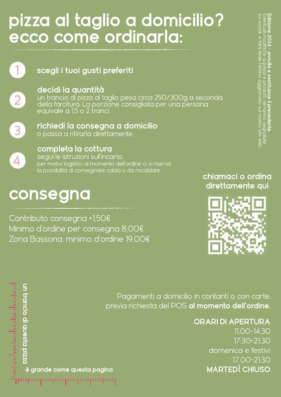 Menu di Pizzeria Artesana 