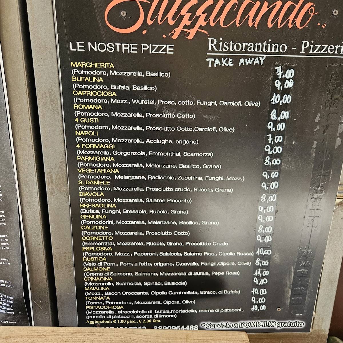 Menu di STUZZICANDO 