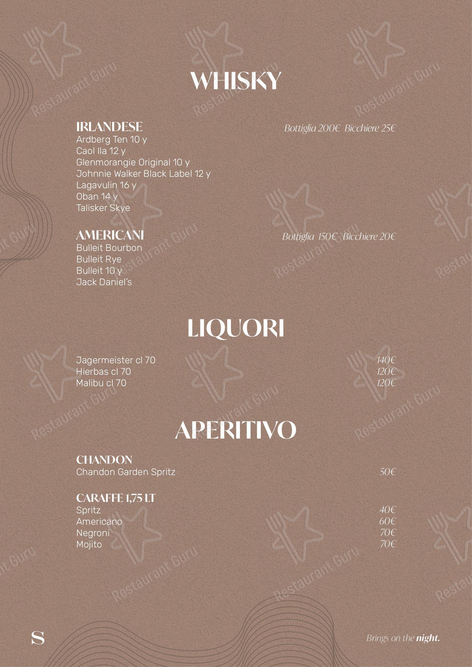 Menu di SAND BEACH CLUB SOTTOMARINA - 菜单