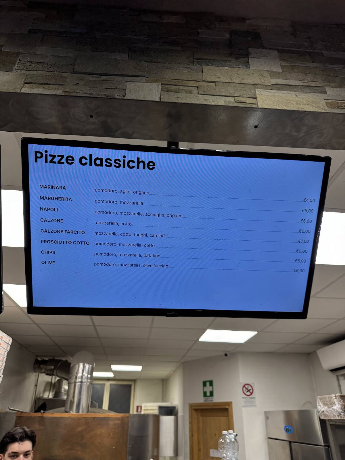 Menu de Pizzeria live