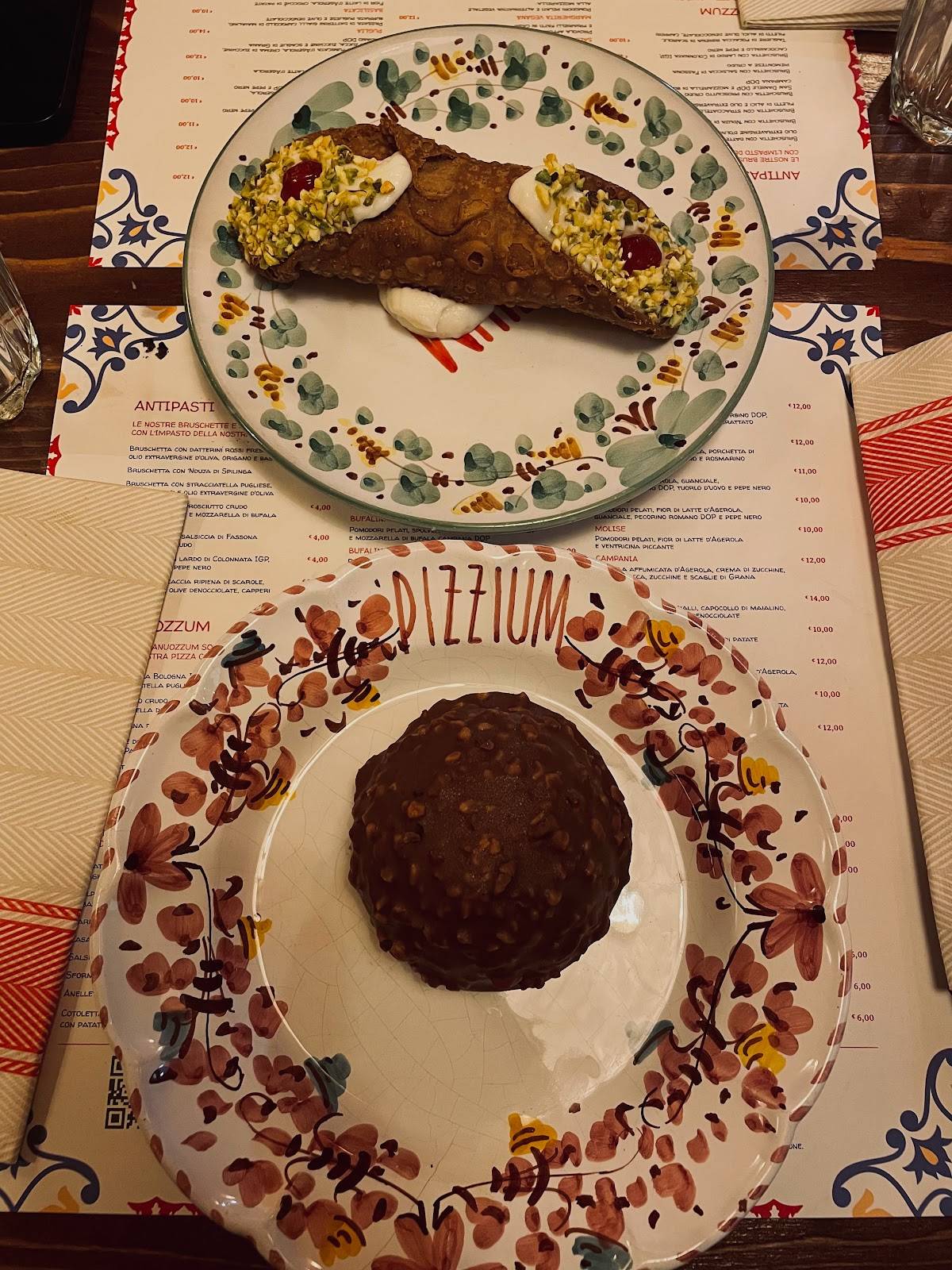 Menu di Pizzium - La Spezia 