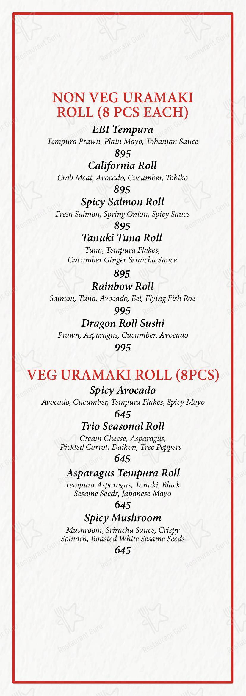 PO ASIAN CUISINE in New Delhi - Menu