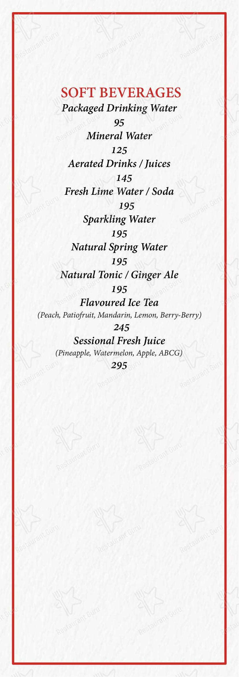 PO ASIAN CUISINE in New Delhi - Menu