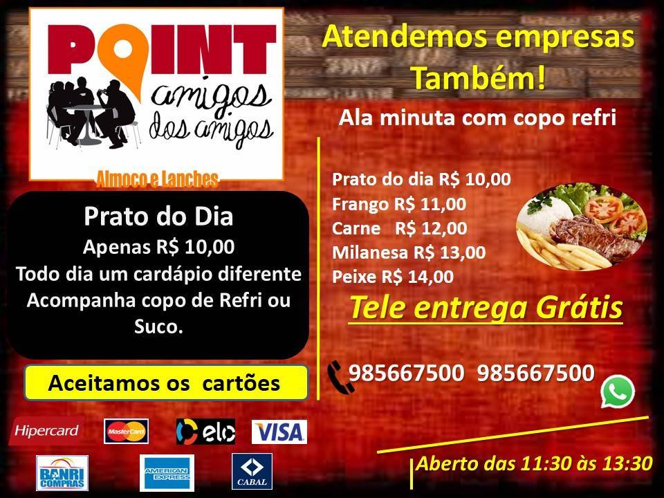 Point Amigos dos Amigos Esteio RS cardápio