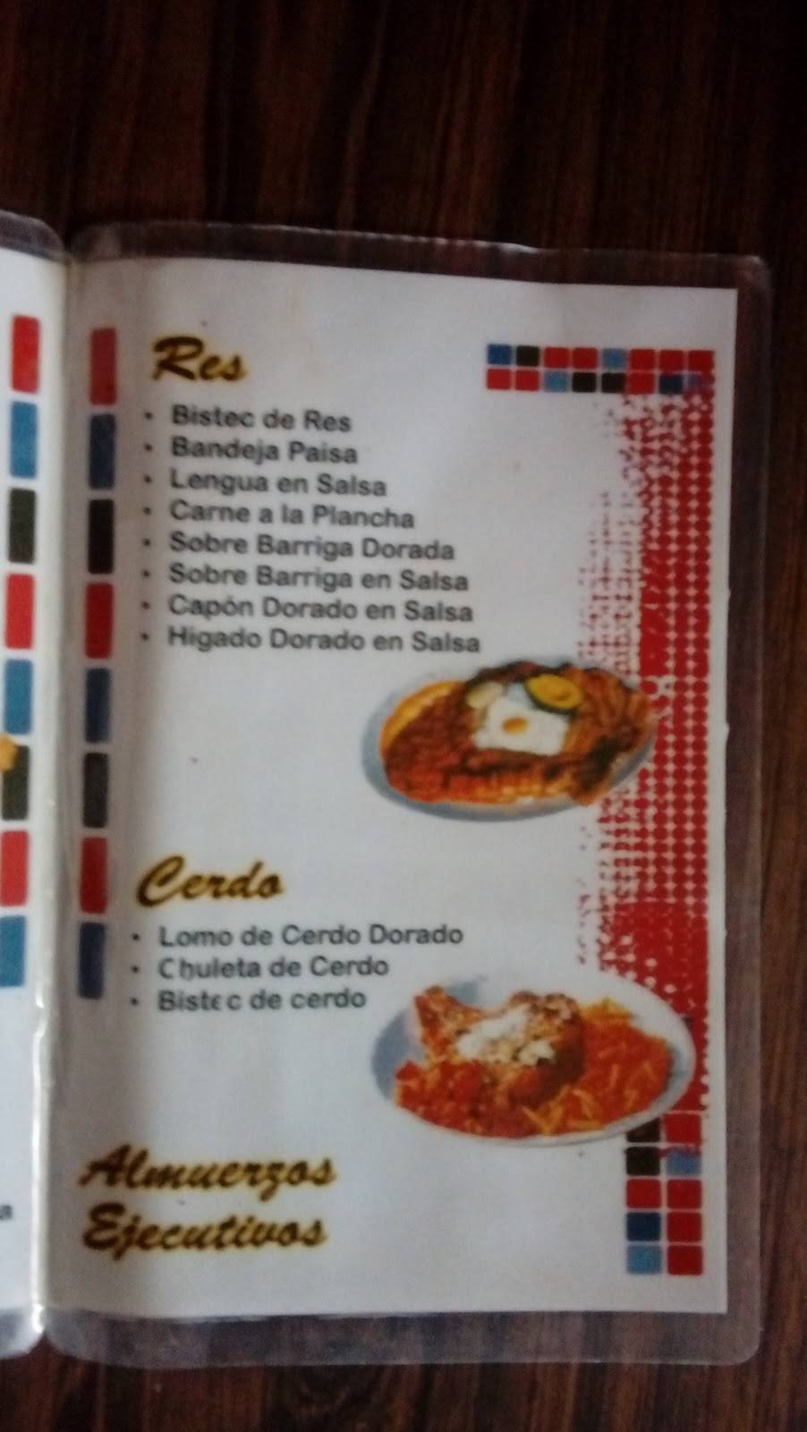 To Go Menu Pollo Rico Menu at Pollo Rico restaurant, Calarcá
