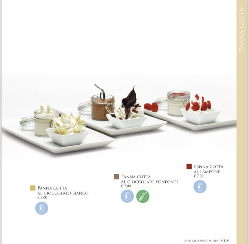 Menu di Gelateria Cioccolateria Oasi 