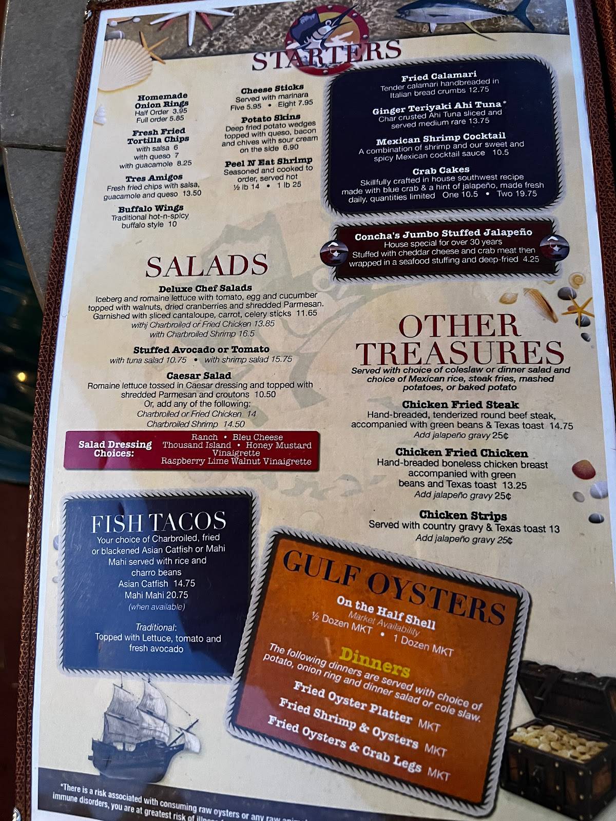 Blackbeards Restaurant South Padre Island Tx - v9o9r9h