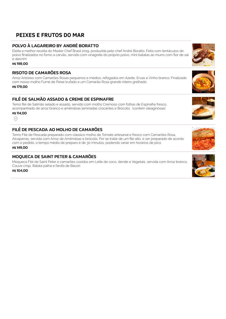 Café Journal cardápio