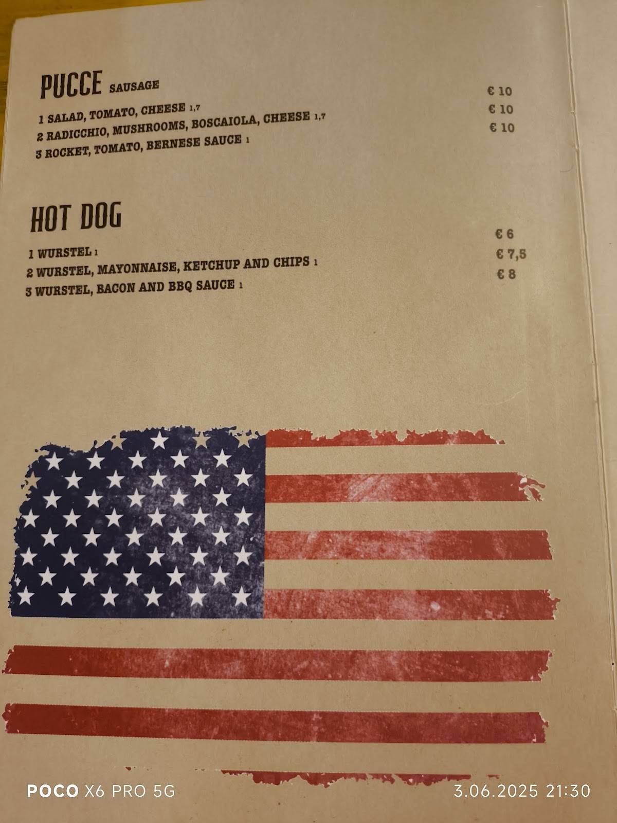 Menu di Garibaldi Steakhouse Monopoli 