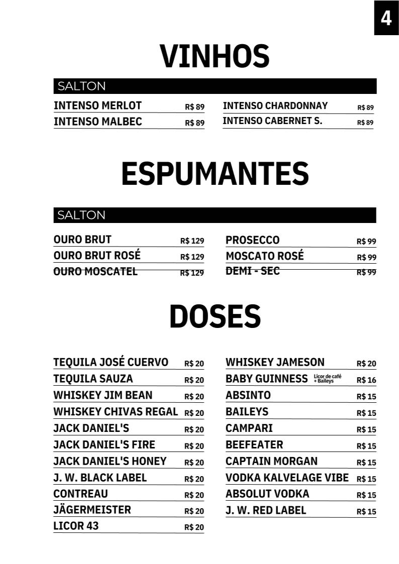 HBier Public House cardápio