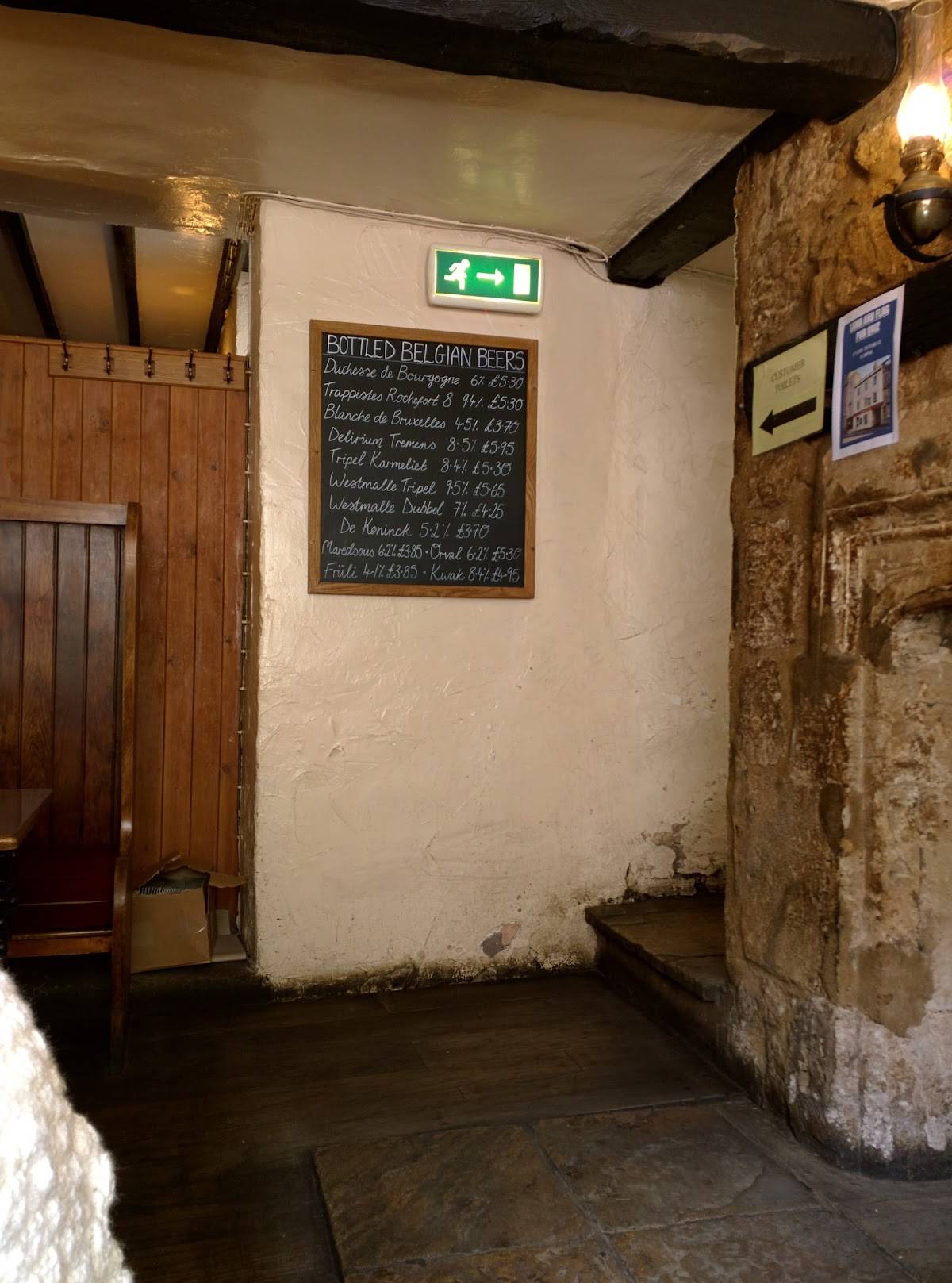 Menu at Lamb and Flag pub & bar, Oxford