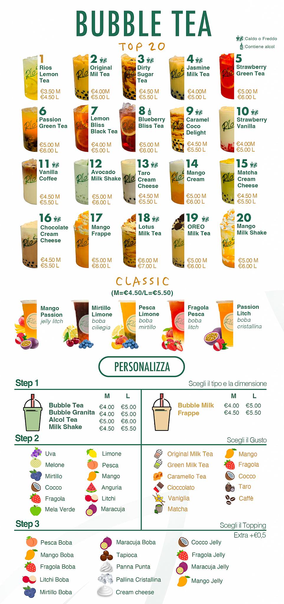 Menu di Rios Livorno (Poké Sushi Bubble Tea) 