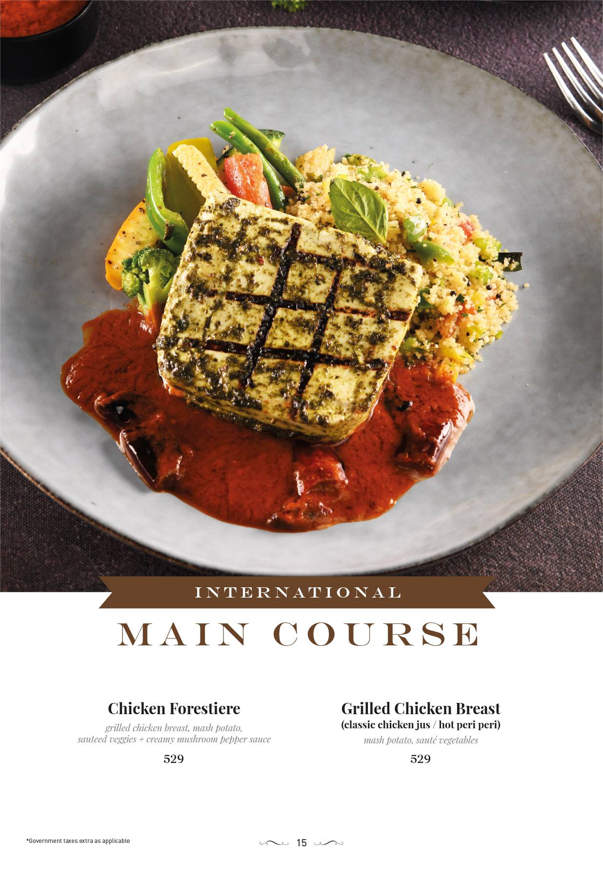 The Great Bear Kitchen & Microbrewery menu