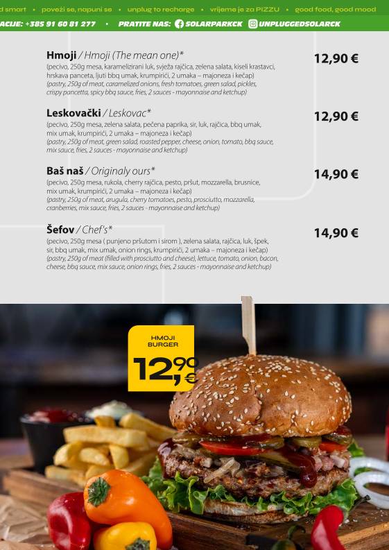 Menu di Unplugged Bar & Grill 