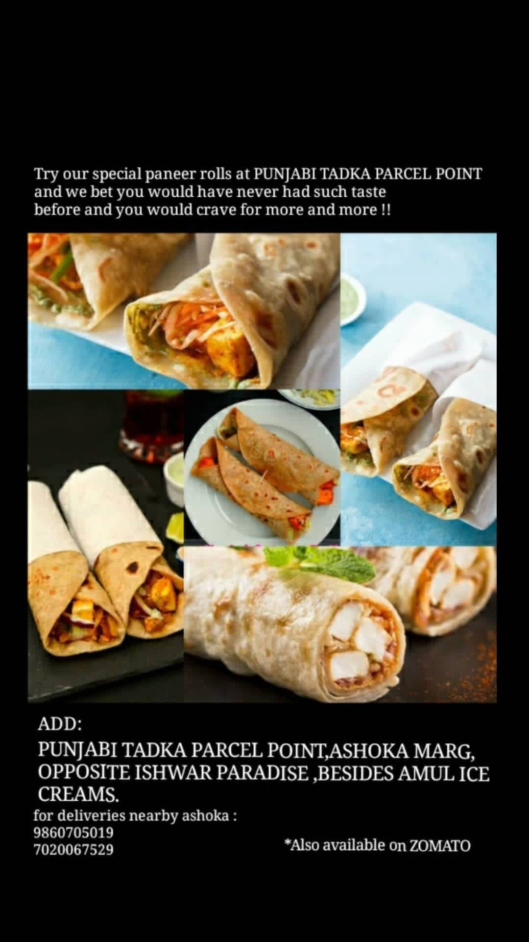 Punjabi Tadka Parcel Point menu