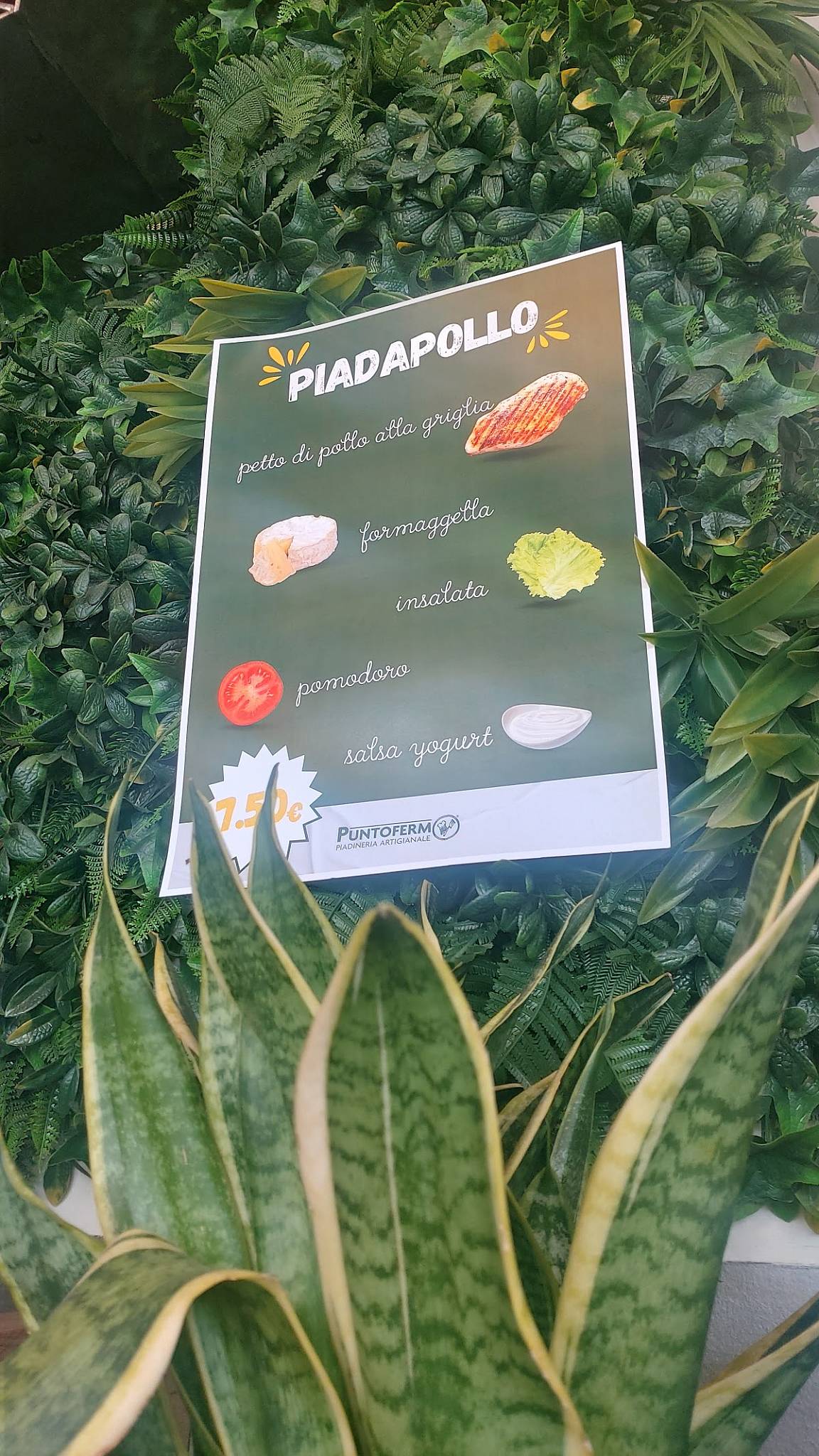 Menu di Punto Fermo Piadineria Artigianale 