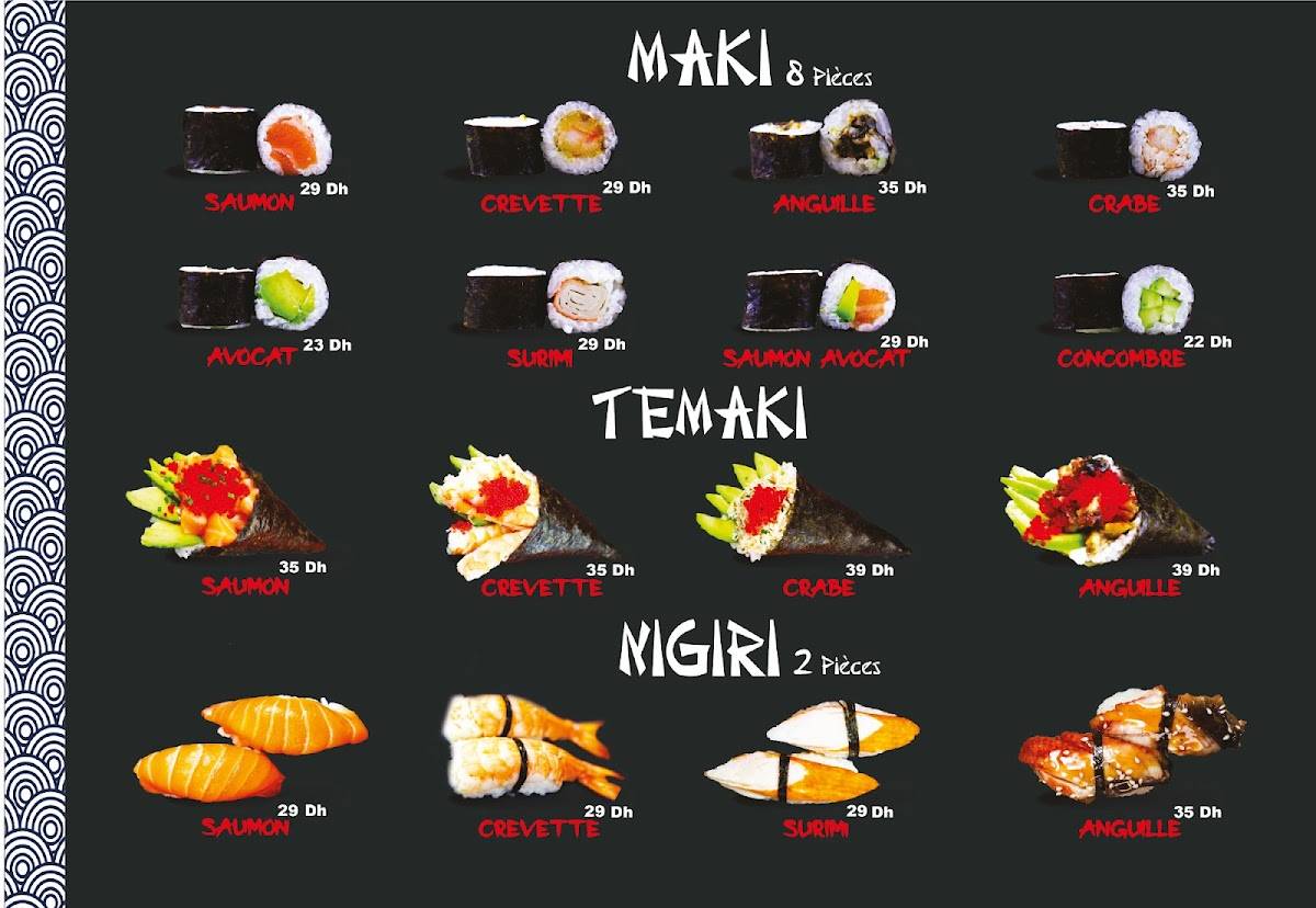 Menu de Japonezà Sushis-Thaï & Woks