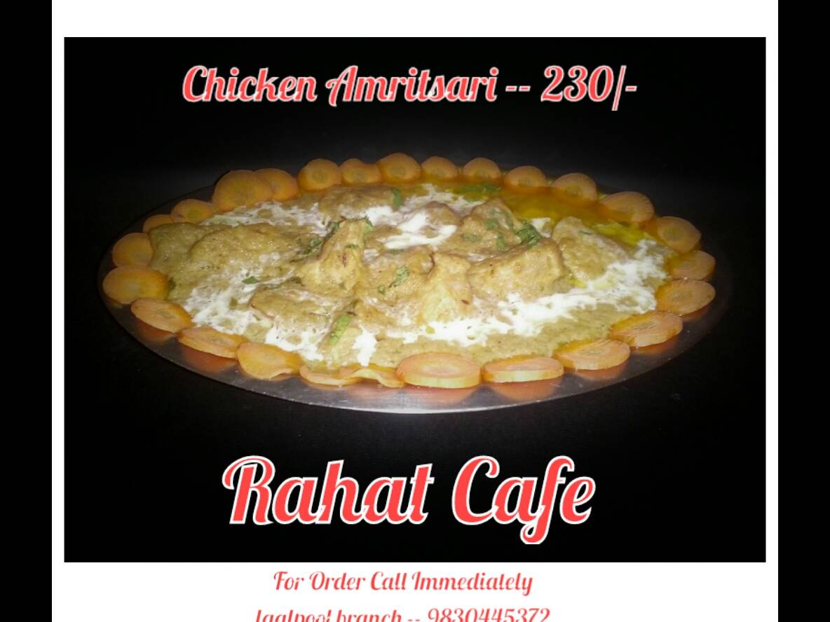 Rahat Cafe a malticuisine restaurant menu