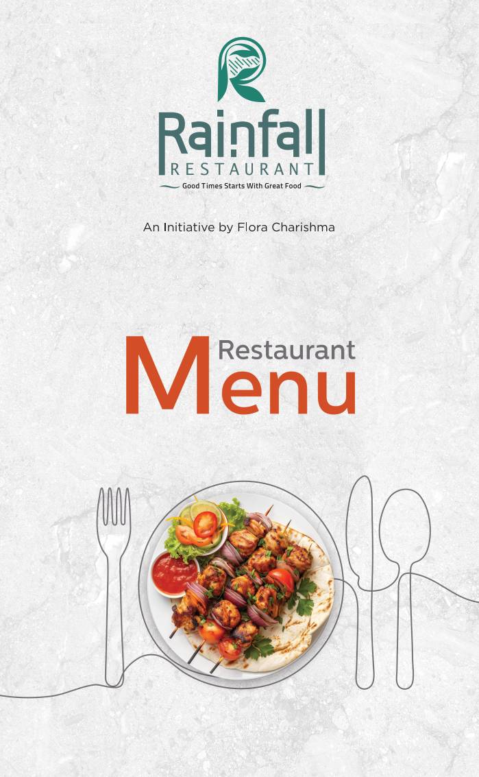 Rainfall Restaurant menu