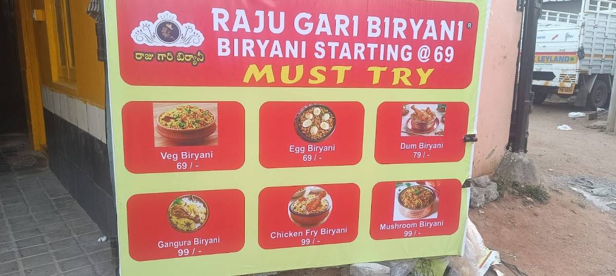 Raju Gari Biryani L.B.Nagar menu