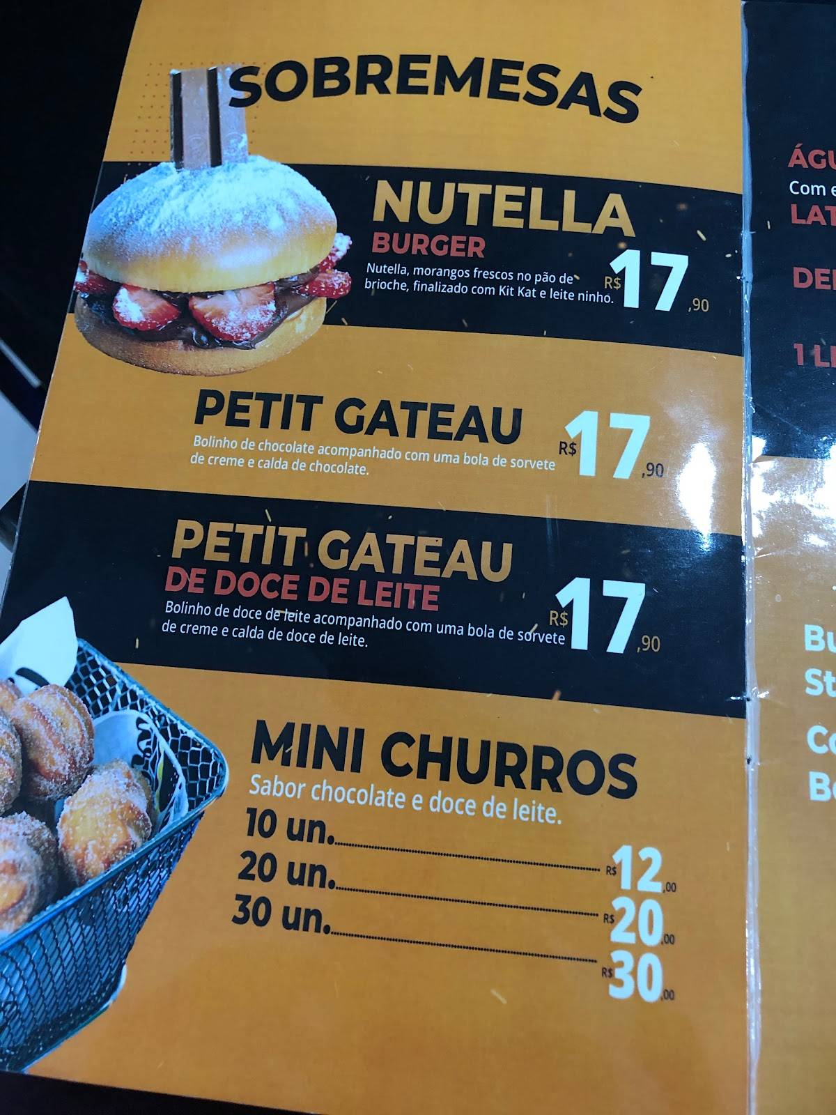 Rango Burger cardápio