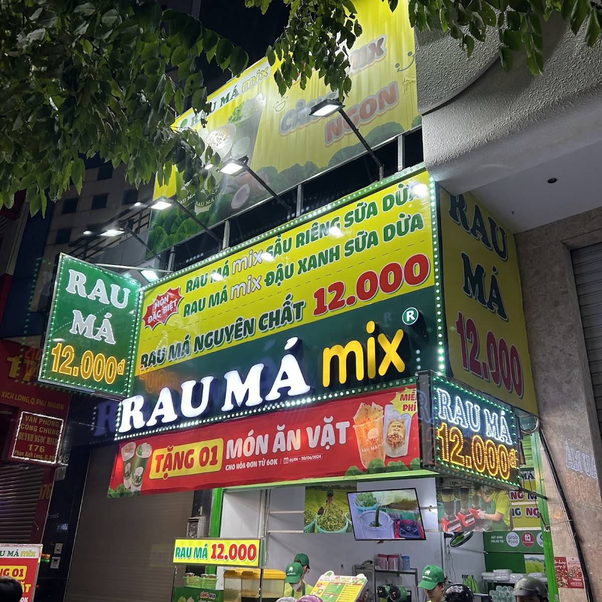 Menu at Rau Má Mix - Phan Xích Long, Ho Chi Minh City