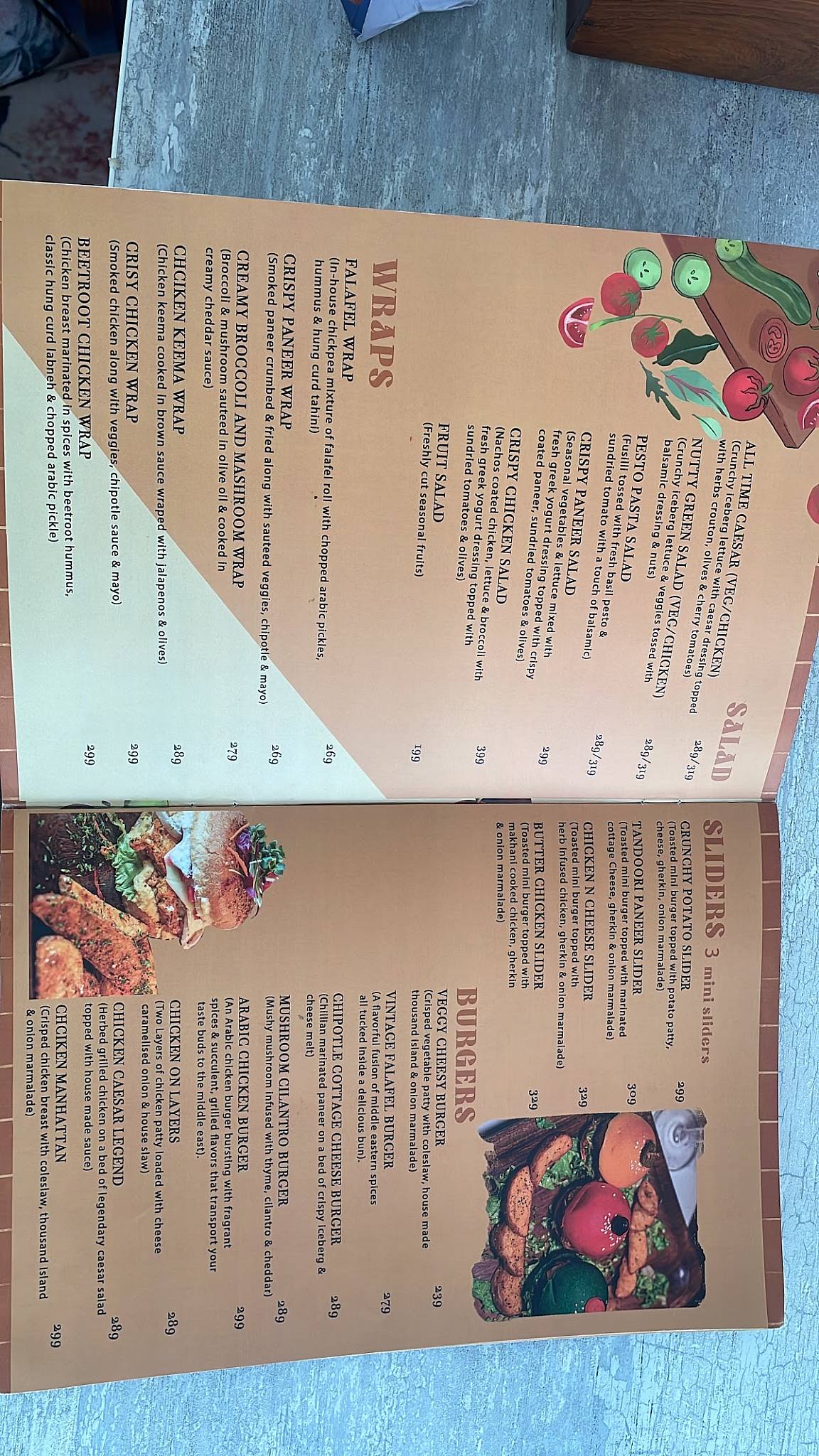 Refections Cafe, Malviya Nagar menu