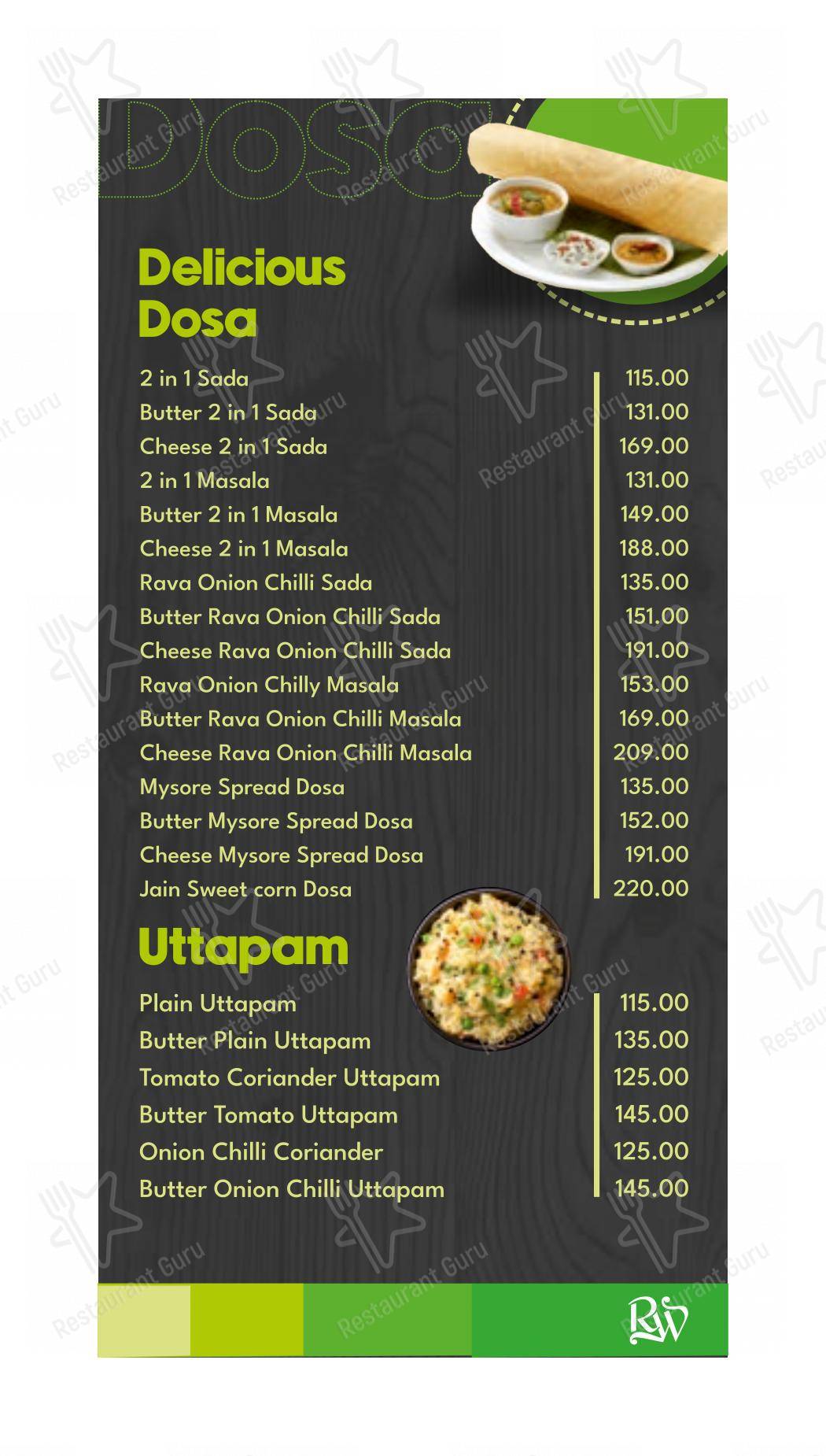 Menu for Relish World in Anand