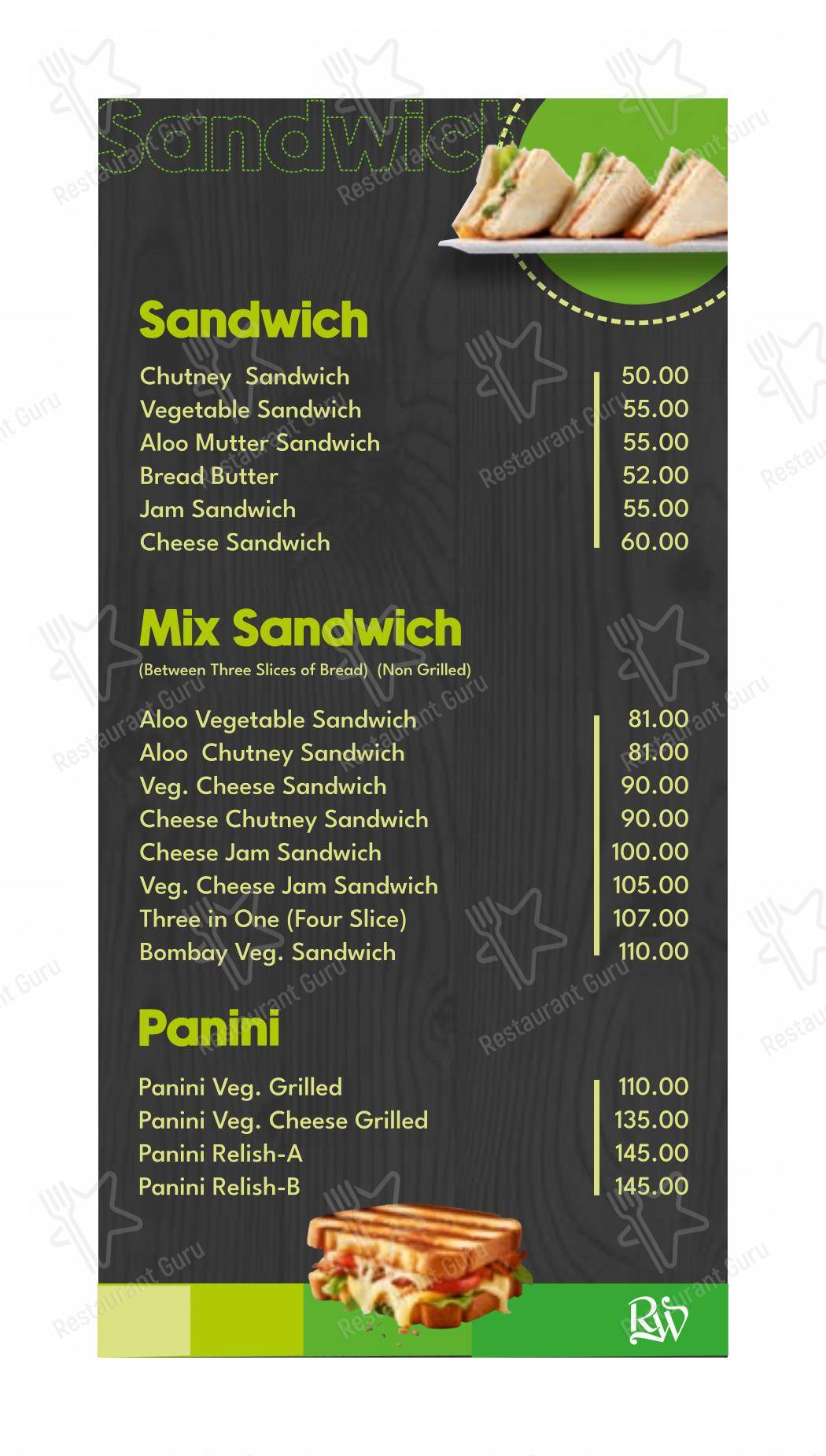 Relish World - Menu