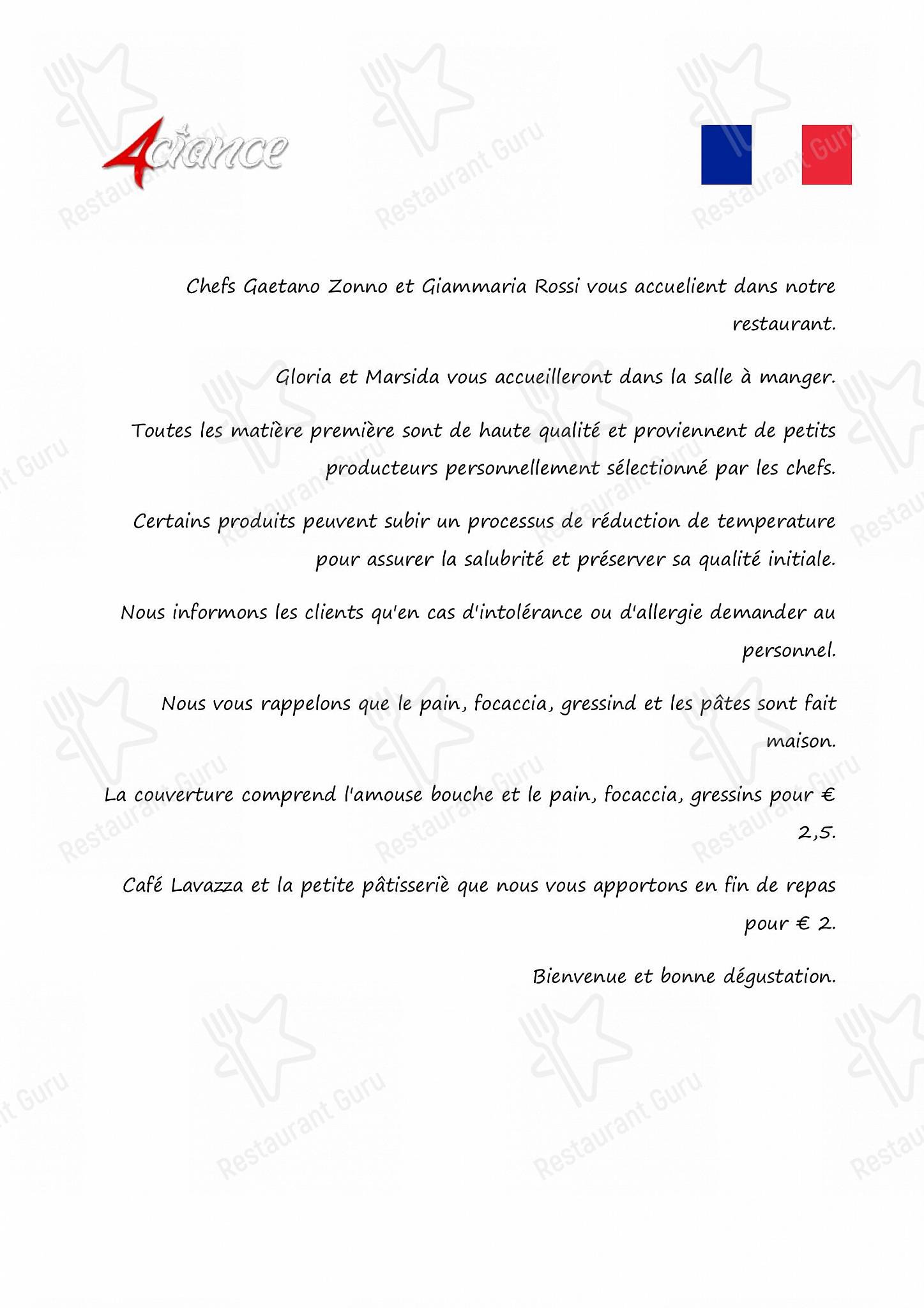 Breakfast Menu per 4 Ciance in Cuneo
