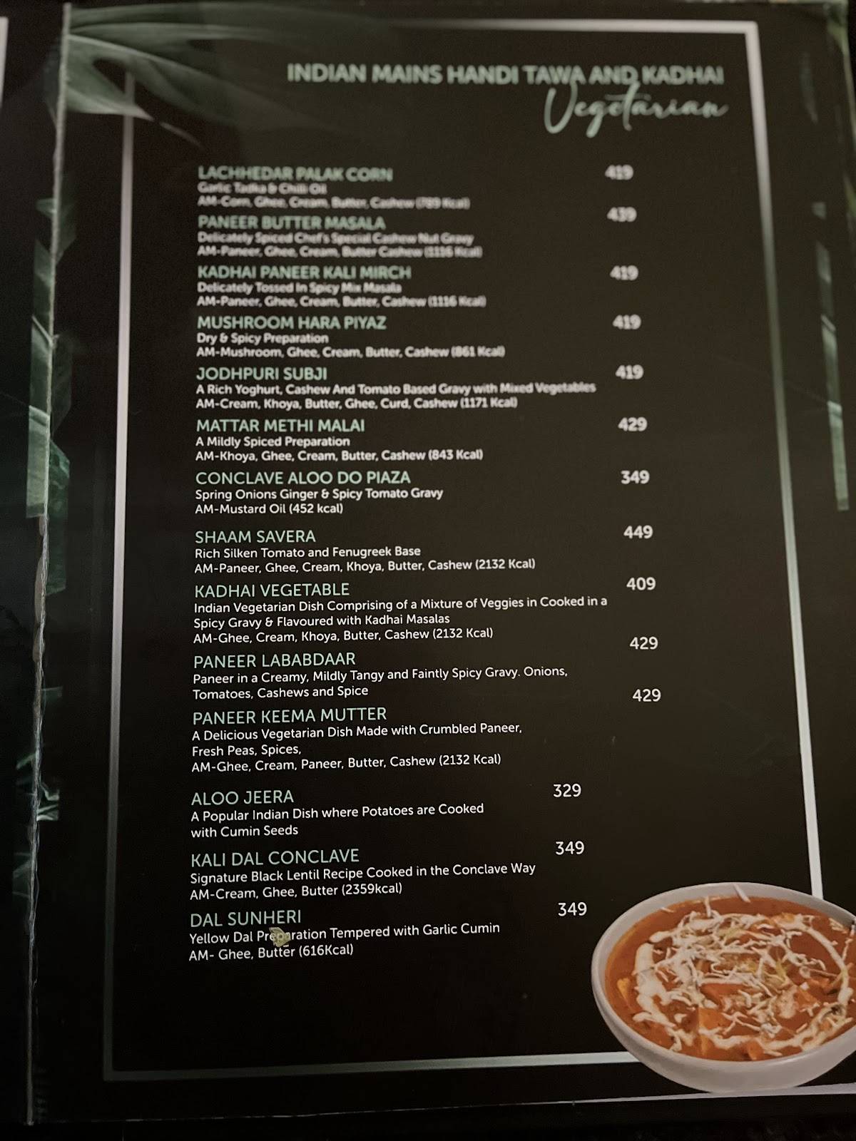 Afraa menu
