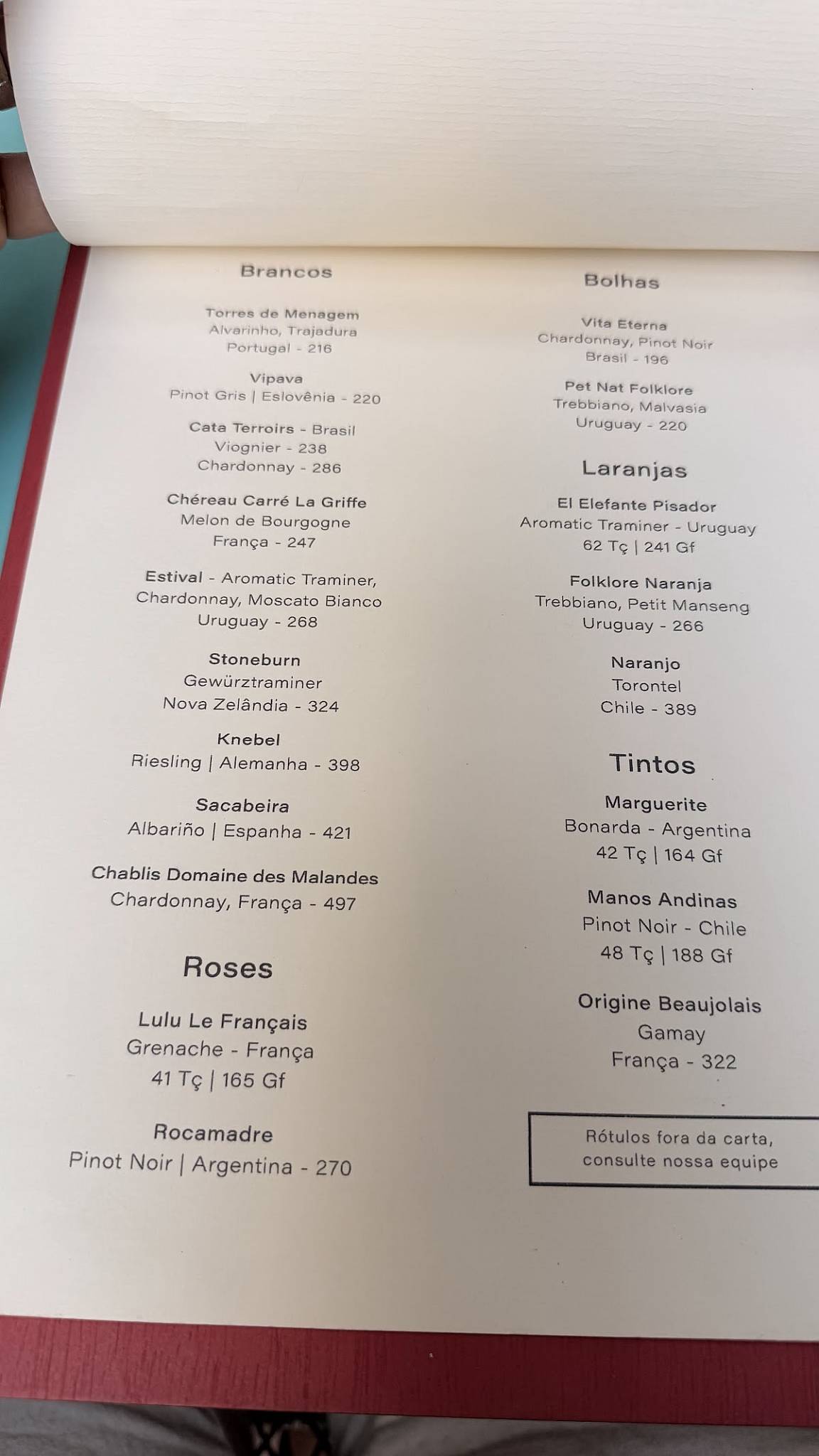Barú Marisquería cardápio