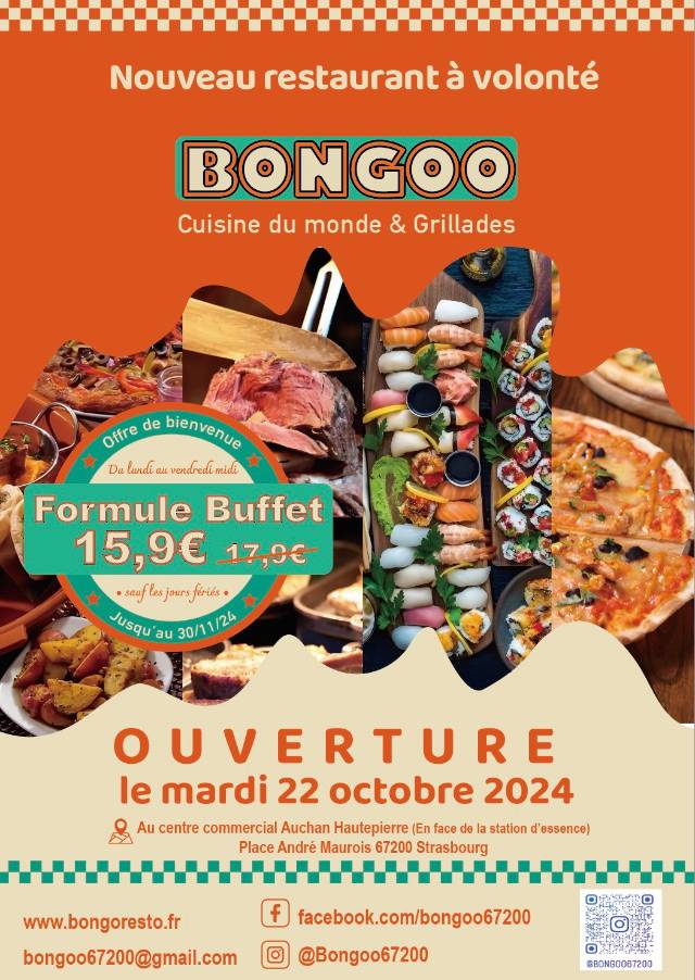 Menu de Bongoo