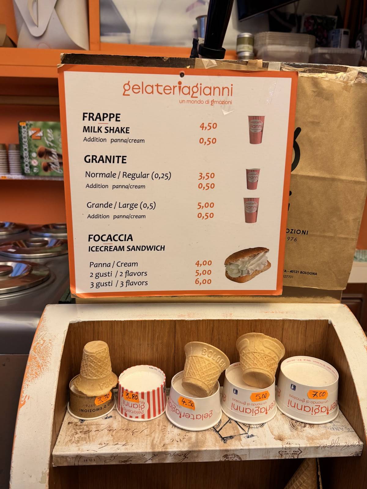 Menu di Bottega Portici - 2 Torri 