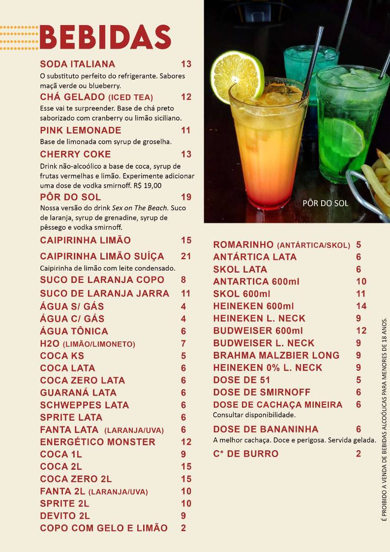Brudoma (Rei do Espeto) cardápio