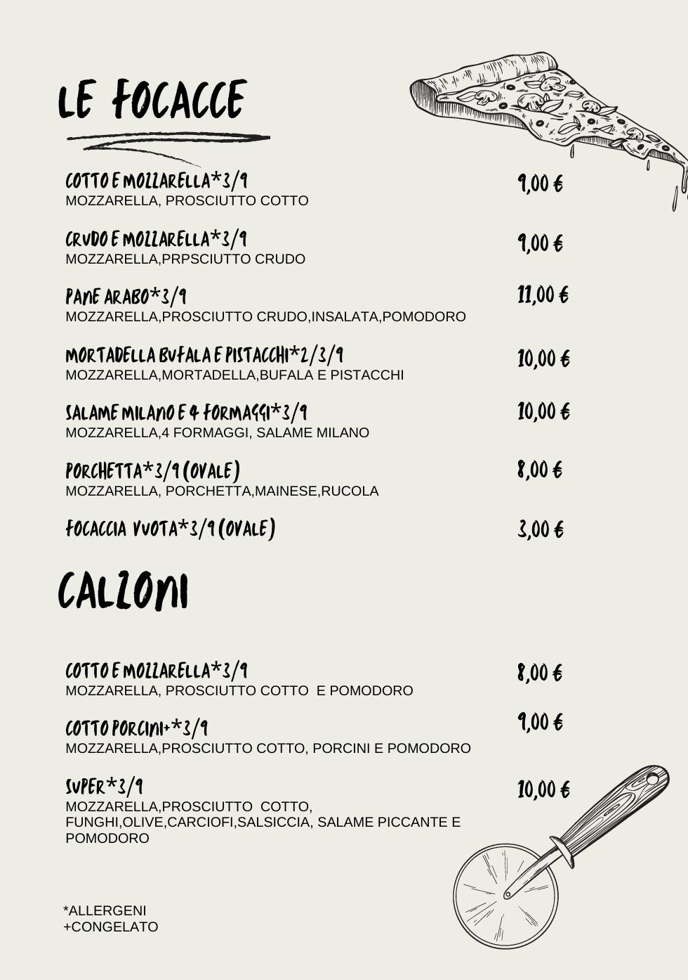 Menu di Bubo's 